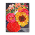 Peonies & Sunflower Vase