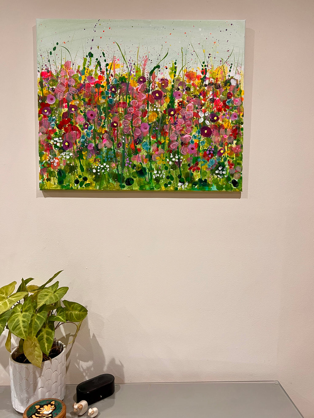 Wildflowers - Mixed Media on Canvas